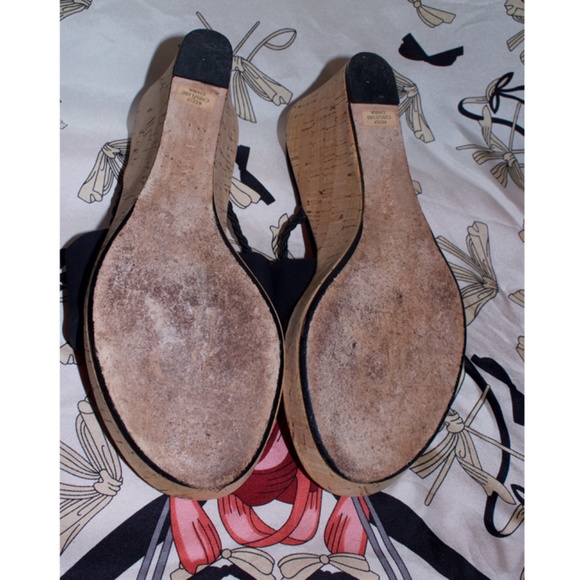 Taryn Rose Keely Braided Cork-Wedge Sandal, Black - Picture 6 of 9